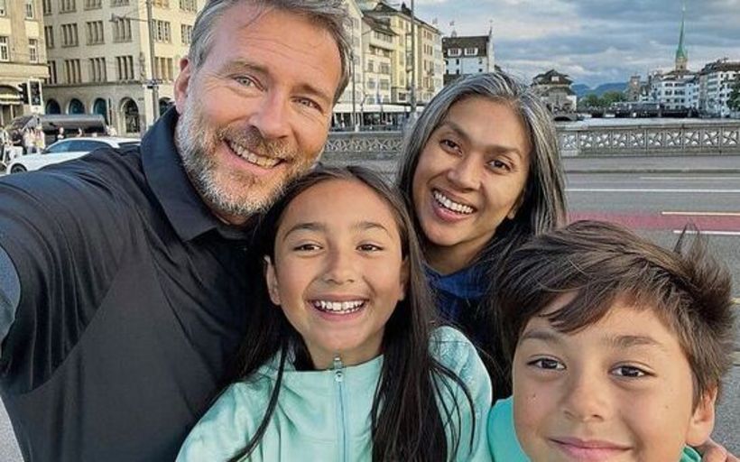 Familie Sutter in den Ferien in Zürich.