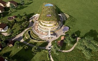 Vue aérienne du projet Votre Cercle de Vie 