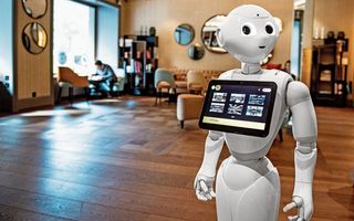 image du Robot Pepper à l'Hôtel Opera, Zurich