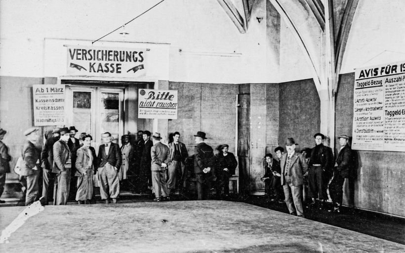 Die Weltwirtschaftskrise begann sich ab 1930 auf die Schweiz auszuwirken – städtische Krisenhilfe in Zürich (1936).