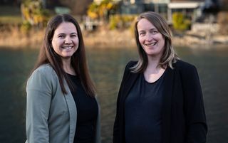 Jana Amacher und Monika Neiger