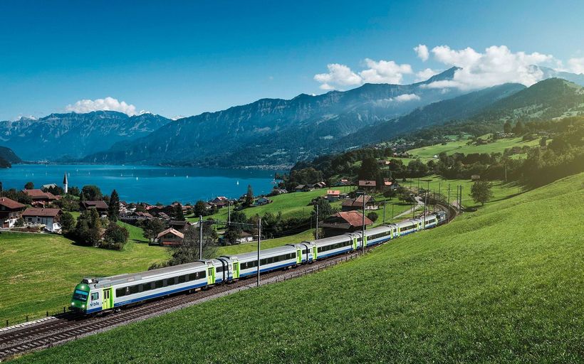 BLS Zug bei Spiez