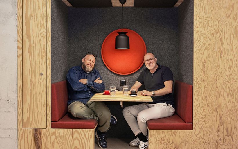 Jürg Schmid (r.) und Silvan Metzger