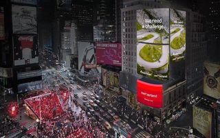 Times Square mit Andermatt-Werbung