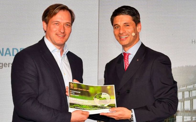 André Cheminade und EHMA President Panos Almyrantis 