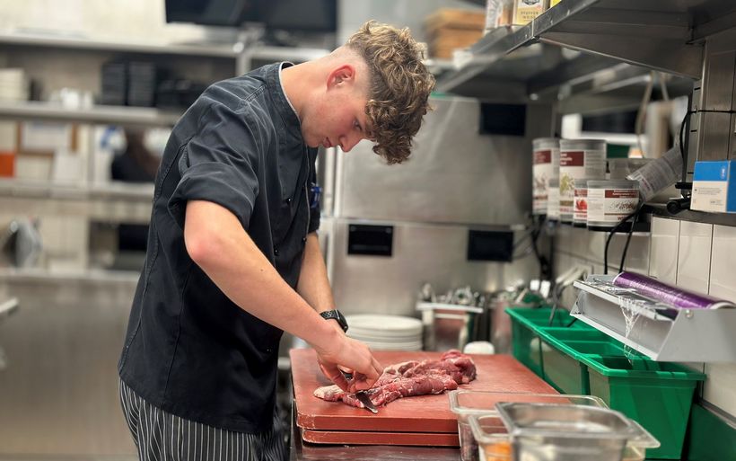 Ben Maurer bei der Arbeit