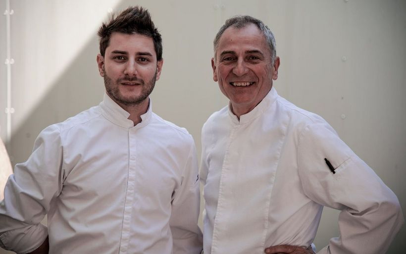 Les deux chefs du restaurant du théâtre à Monthey