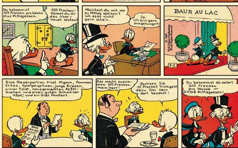 Comic mit Donald Duck