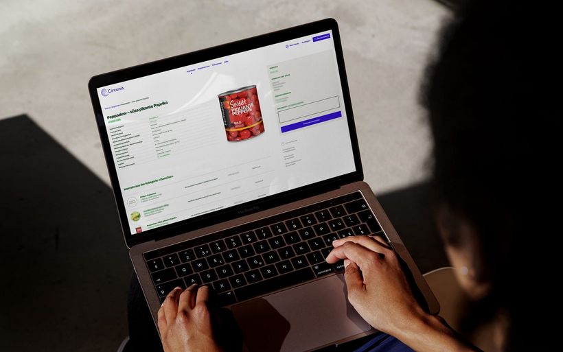 Mockup Produktseite B2B-Marktplatz Circunis