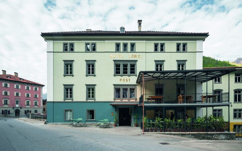 Post Hotel Löwe in Mulegns 