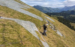 fresque en cours de réalisation