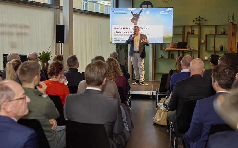 Michael Böhler an der Plattform-Veranstaltung