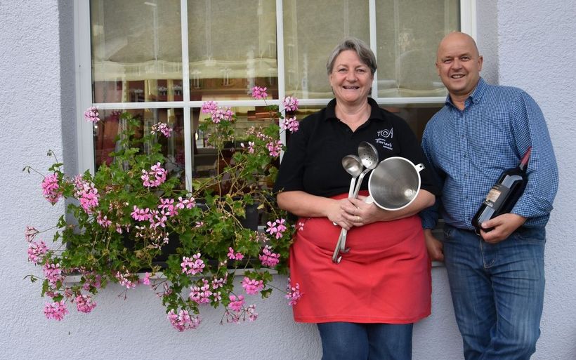Karin Hersche und Florian Unterkalmsteiner