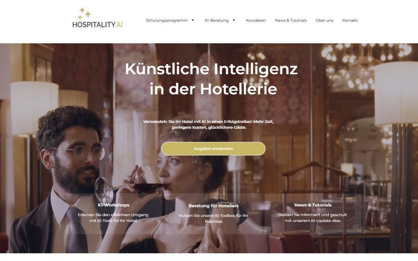 Website Hospitality AI