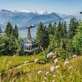 Gondel der Seilbahn auf Rigi