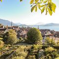 Stadt Zug, sonniges Herbstwetter
