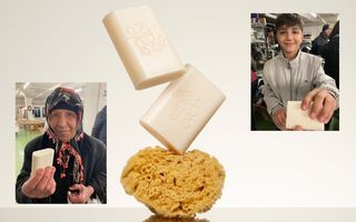 recyclage et distribution de savons