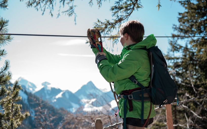 Charmey Vallée des tyroliennes