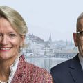 Räte Andrea Gmür-Schönenberger und Hannes Germann.