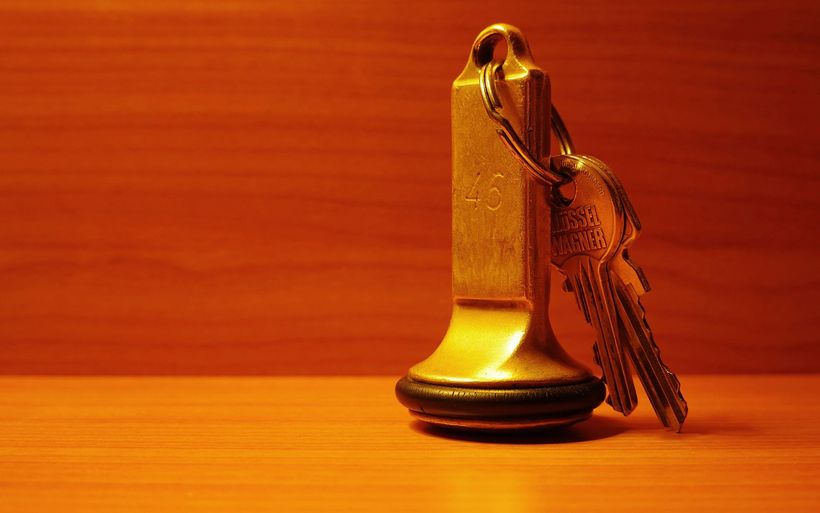 Symbolbild Hotelzimmerschlüssel