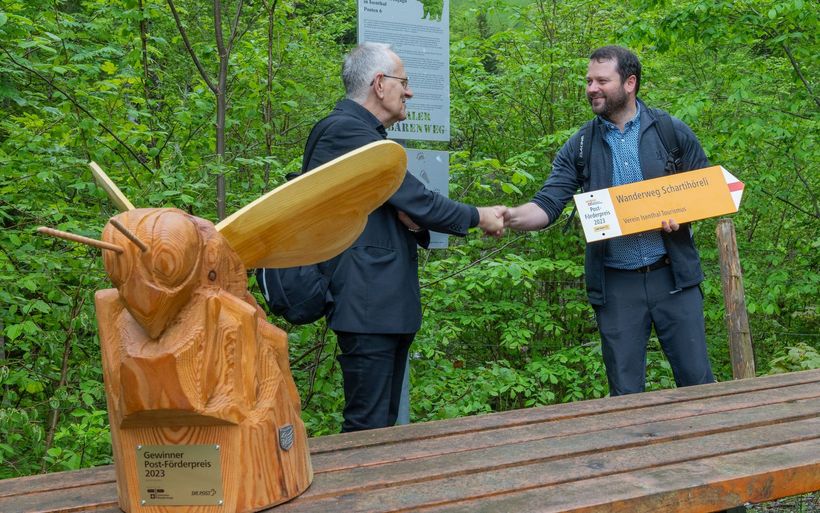Preisübergabe Post-Förderpreis