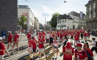 Schweizer Fussball Fans