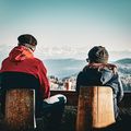 Uetliberg mit zwei Personen