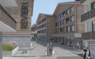 Visualisierung Revier Mountain Lodge Saas-Fee