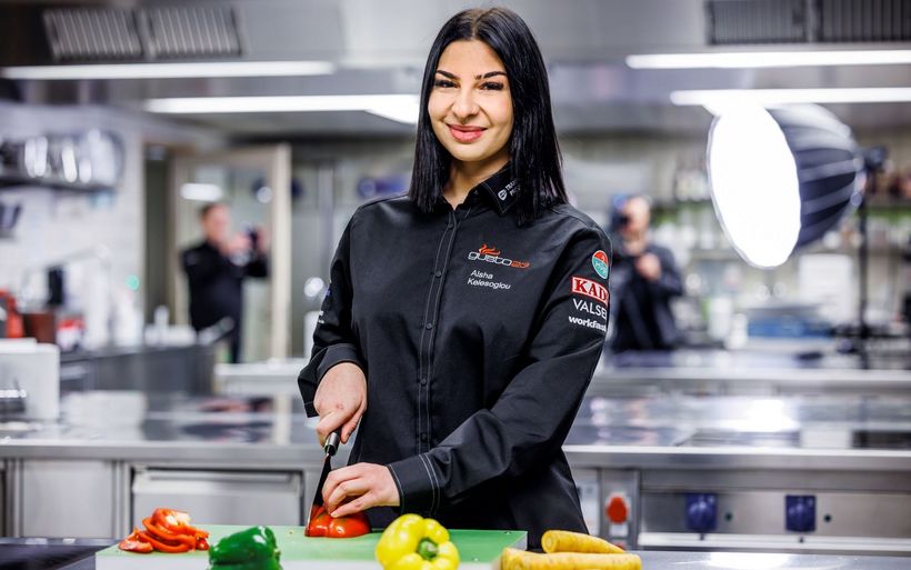 Lerndende in der Küche