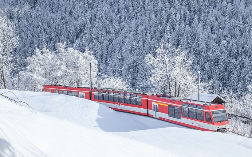 MGBahn zwischen Fiesch und Goms (VS)