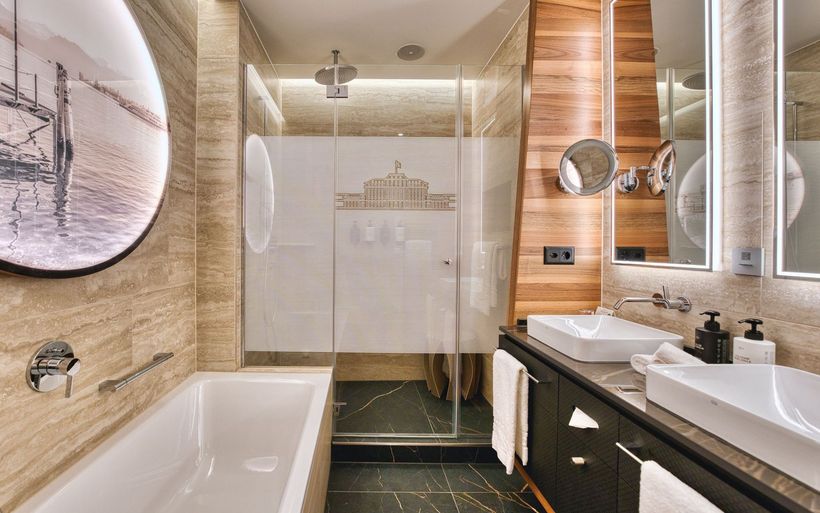 Badezimmer Schweizerhof Luzern