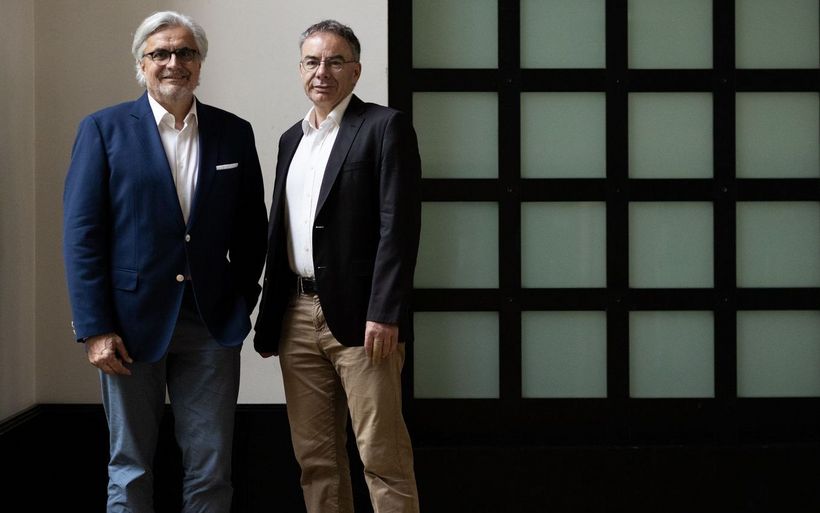 Alois Vinzens (l.) folgt als neuer Präsident der Schweizerischen Gesellschaft für Hotelkredit (SGH) auf Thomas Bieger. 