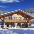 Chalet im Winter