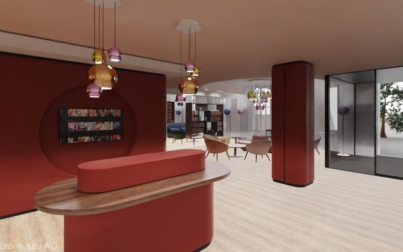 Visualisierung des umgebauten Restaurants Schützen Rheinfelden