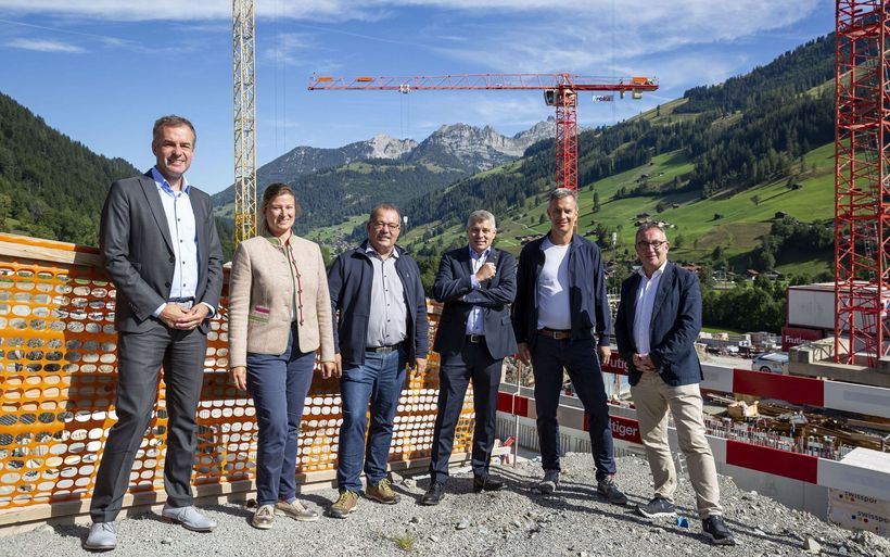 Grundsteinlegung Rega-Feriendorf Lenk