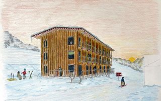 image de synthèse hôtel temporaire