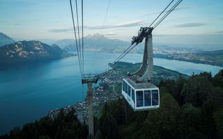 Gondle Weggis Rigi Kaltbad