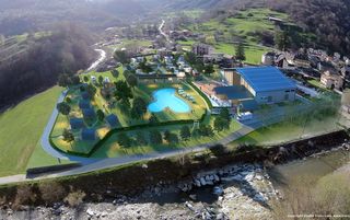 Visualisierung des Projekts Camping Olivone