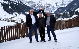 BAAG-Verwaltungsratspräsident René Müller, flankiert von Noch-Direktor, Markus  Hostettler (r.) und dem designierten Geschäftsführer, Nicolas Vauclair.