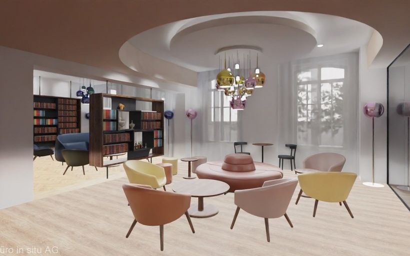 Visualisierung des umgebauten Restaurants Schützen Rheinfelden