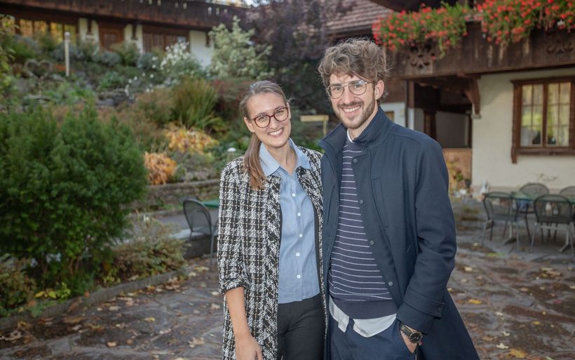 Die neue Co-Geschäftsleitung des Mobiliar Campus Appenberg im Emmental, Flavia Bebi und Mario Bless.