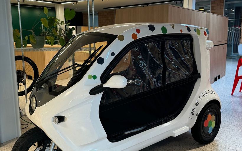 E-Tuk-Tuk im the Lab Hotel Thun