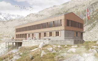 Bergseehütte SAC Aussenansicht