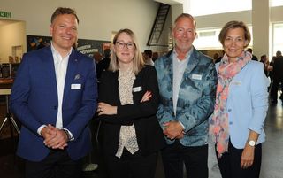 Matthias Beyeler, Ramona Meyer-Brotschi,Stefan Grossniklaus, Annette Stoffel (v.l.)