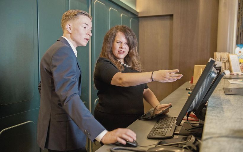 Arlette Scheidegger, responsable de la formation à l'Hôtel Continental Park de Lucerne.