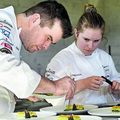 le chef Christohp Hunziker et sa commis