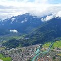 Vogelperspektive auf Interlaken