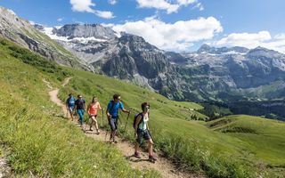Wanderer in der Lenk