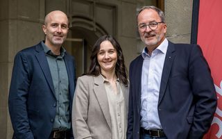 Matthias Külling, Denise Ulrich, Beat Hedinger (v.l.)