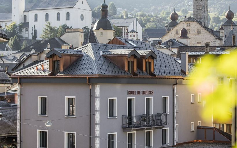 Aussenansicht Hotel de Londres Brig